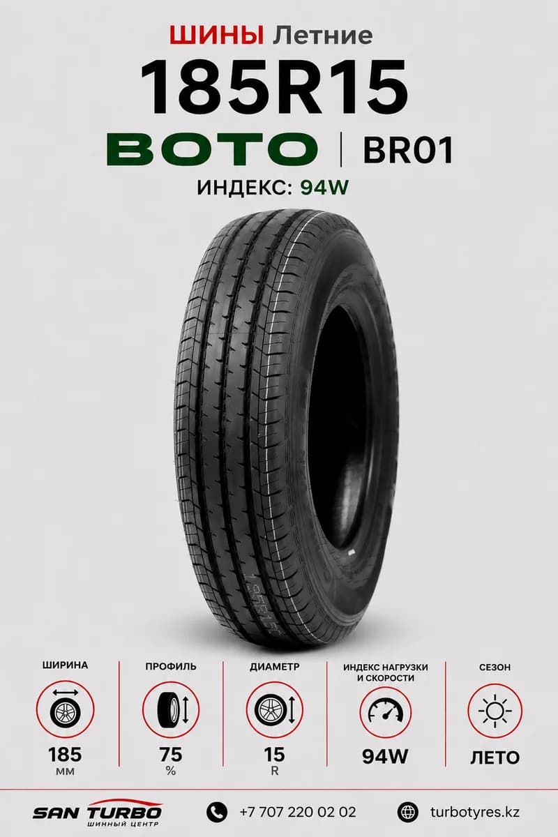 WINDA/BOTO/ 185R15/ BRAWN BR01 - фото 1