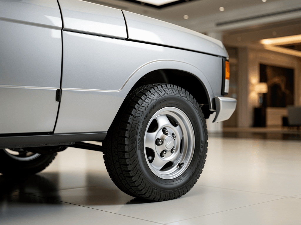 Range Rover Classic Titan Silver: аукцион және шина таңдау - TURBO TYRES