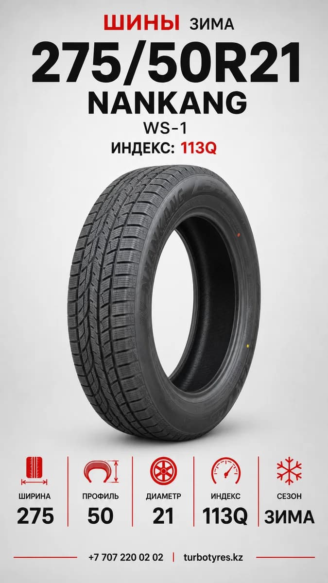 Nankang Nankang/ 275/50R21 113Q WS-1 XL L EUHA 275/50 R21